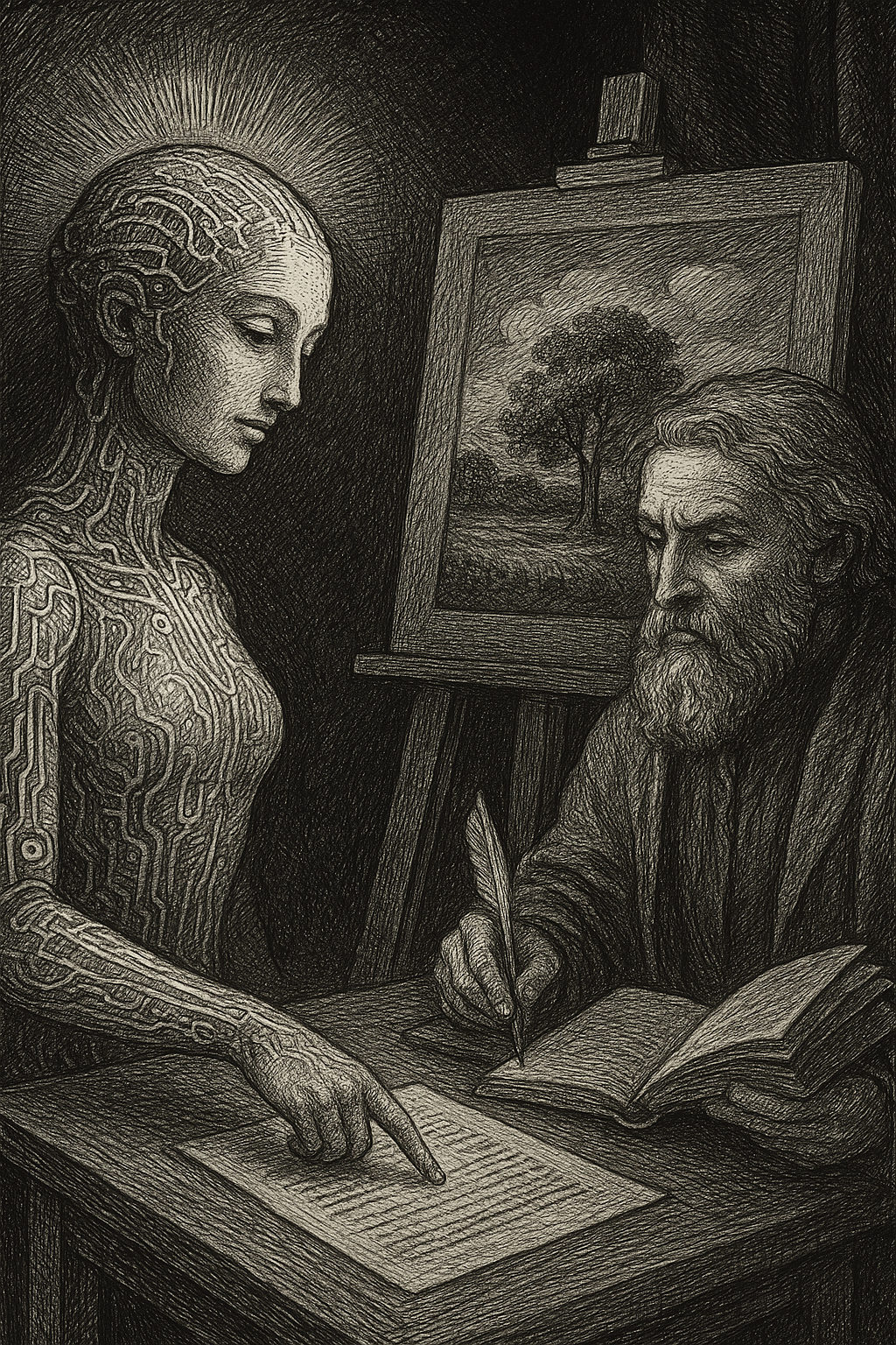 DALL-E%20prompt%3A%20%22...%20Try%20one%20more%2C%20the%20AI%20entity%20should%20be%20feminine%20and%20should%20be%20on%20the%20left.%22